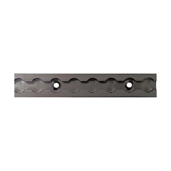 Boxer Tools Aluminum L-Track Standard Tracks, 6 Inch L x 1.125 Inch W, 1,600-Lb., Black, 4PK 31001 - main